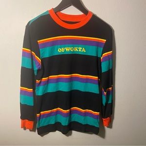 Odd Future OFWGKTA Multi Stripe Long Sleeve Small